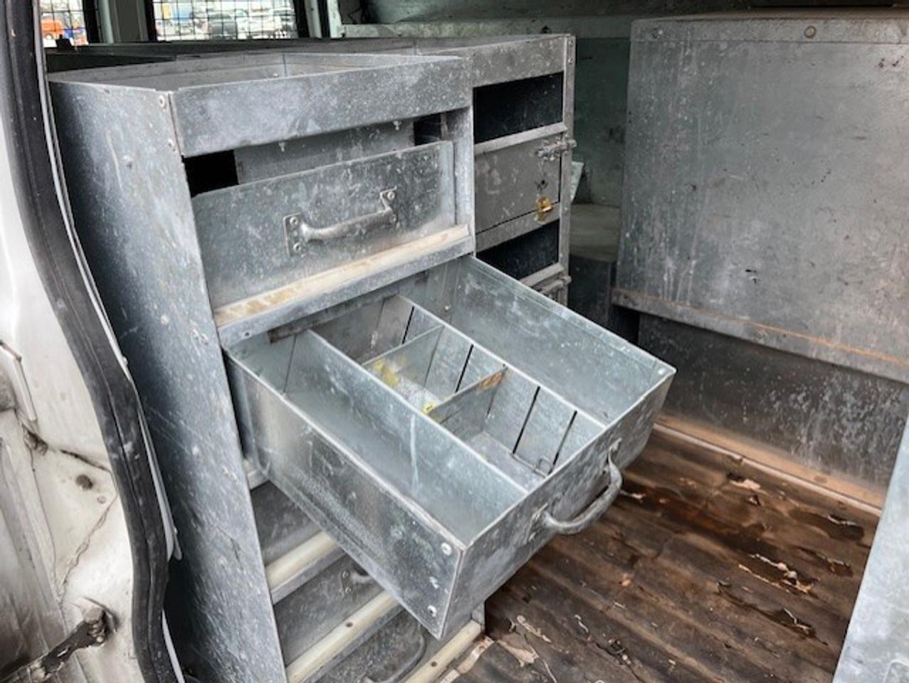 2009 Chevrolet Express 3500 LADDER RACKS-GENERATOR-POWER INVERTER-SHELVES Photo