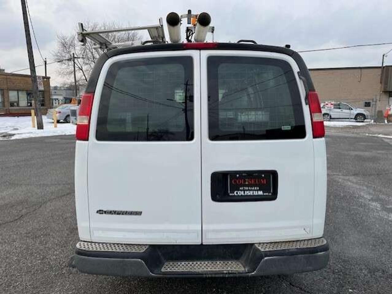 2009 Chevrolet Express 3500 3500 LADDER RACKS-GENERATOR-POWER INVERTER-SHELVES Photo
