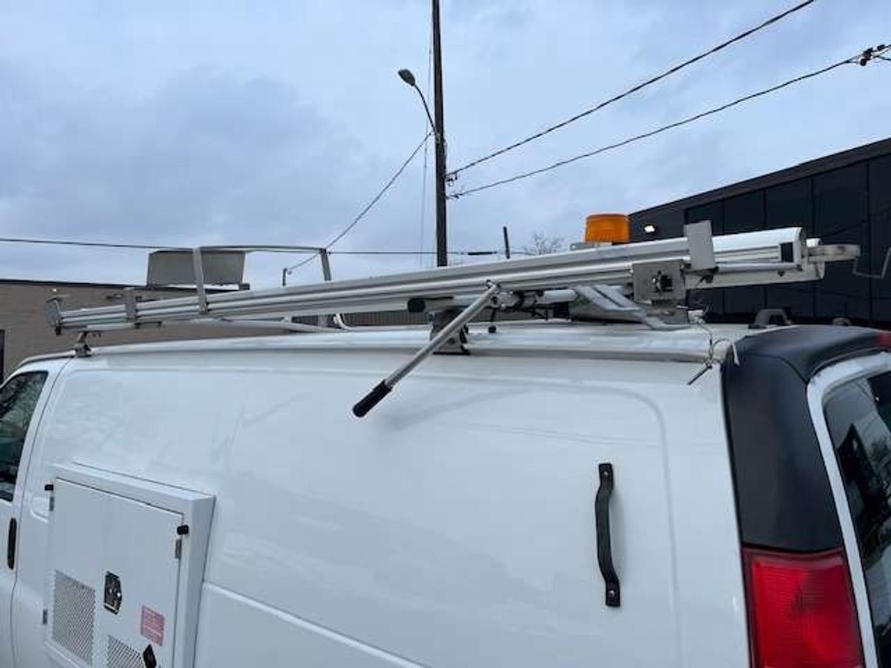 2009 Chevrolet Express 3500 3500 LADDER RACKS-GENERATOR-POWER INVERTER-SHELVES Photo