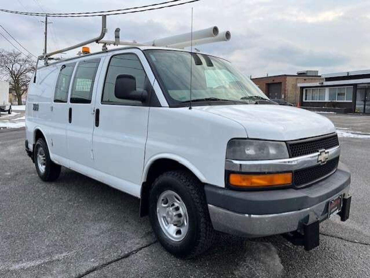 2009 Chevrolet Express 3500 3500 LADDER RACKS-GENERATOR-POWER INVERTER-SHELVES Photo