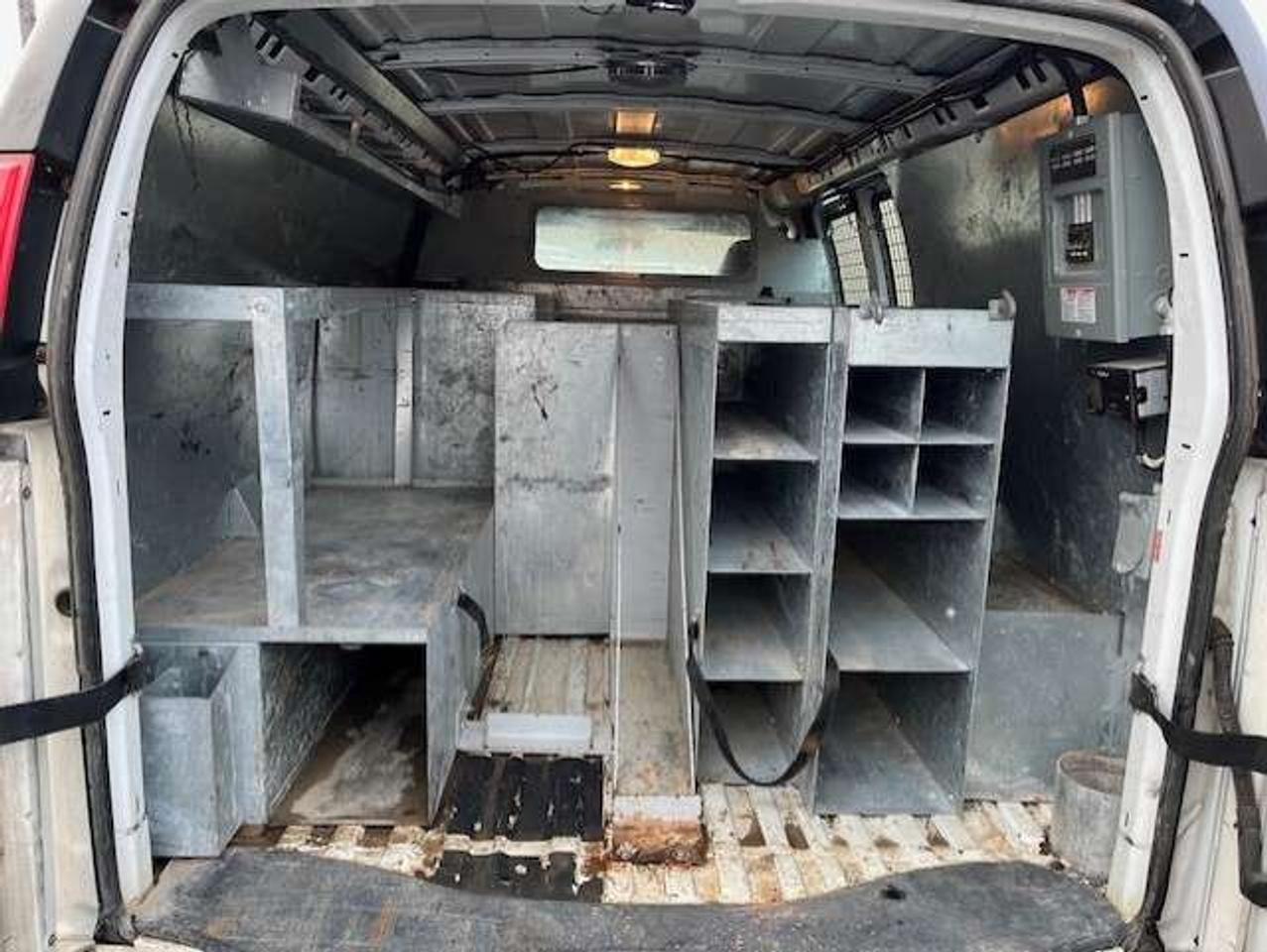 2009 Chevrolet Express 3500 3500 LADDER RACKS-GENERATOR-POWER INVERTER-SHELVES Photo