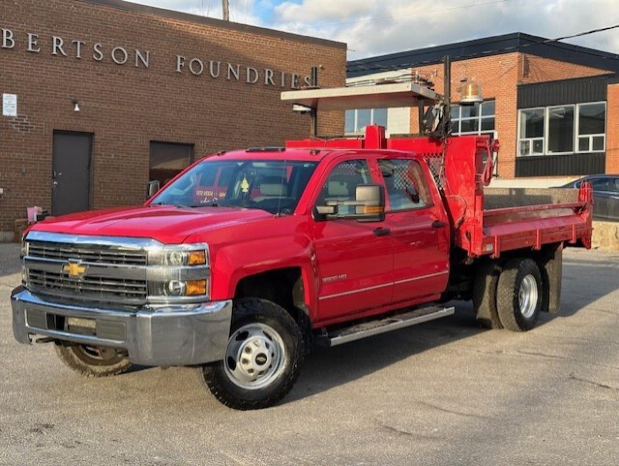 2016 Chevrolet Silverado 3500HD 4WD CREW CAB **DEL 10 FOOT DUMP BOX-CERTIFIED** Photo
