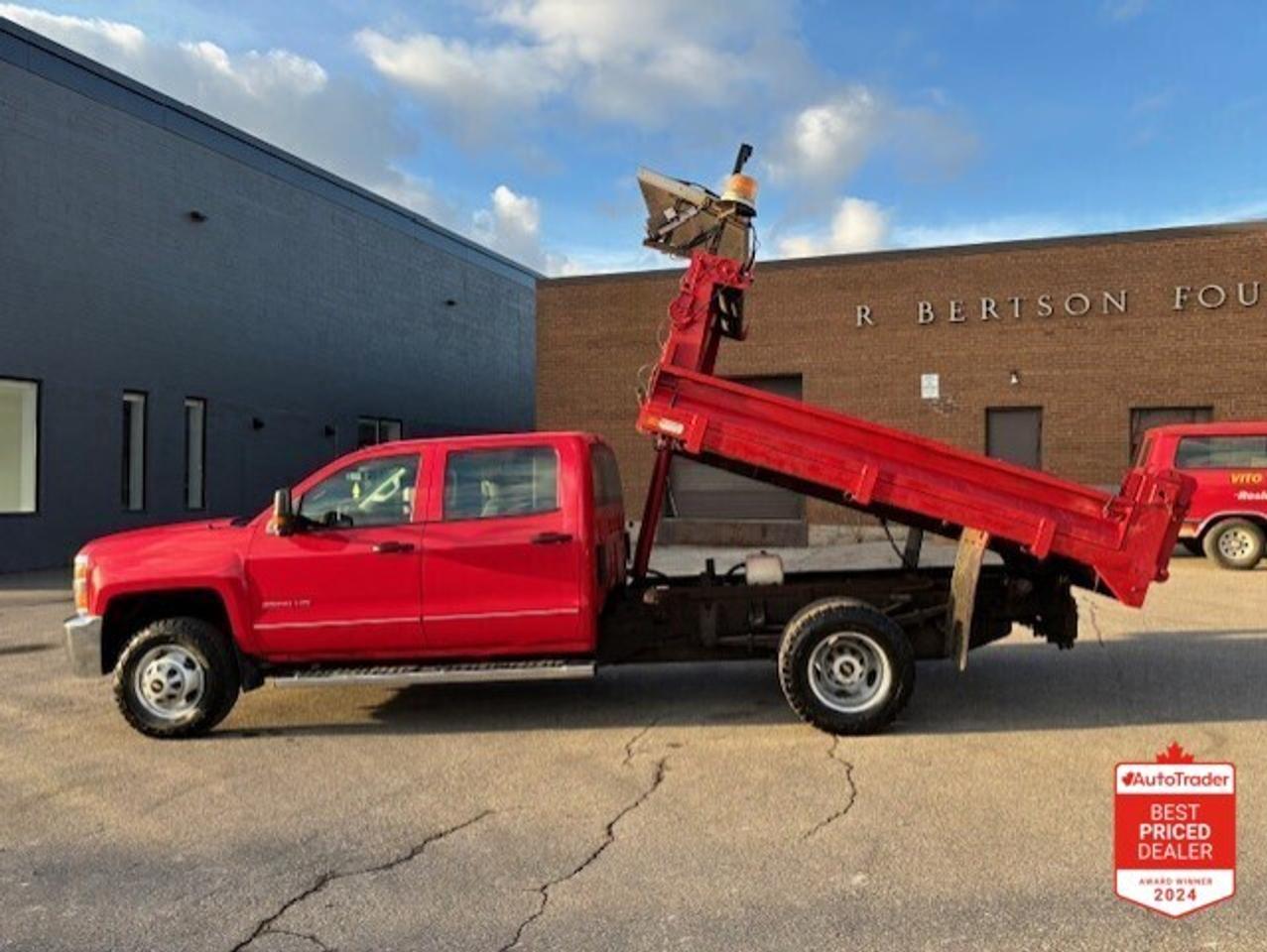 2016 Chevrolet Silverado 3500HD 4WD CREW CAB **DEL 10 FOOT DUMP BOX-CERTIFIED** Photo0