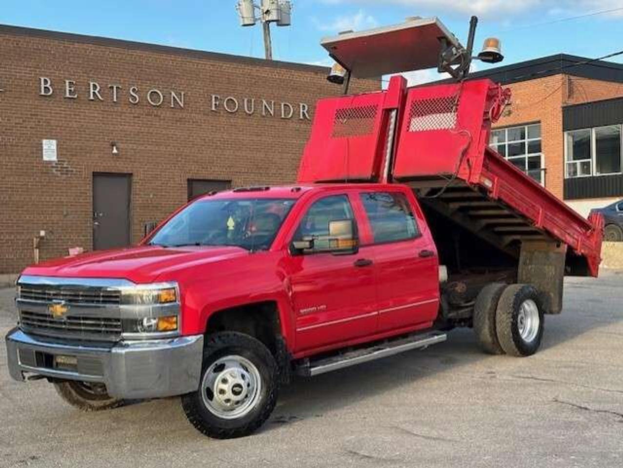 2016 Chevrolet Silverado 3500 4WD CREW CAB **DEL 10 FOOT DUMP BOX-CERTIFIED** Photo