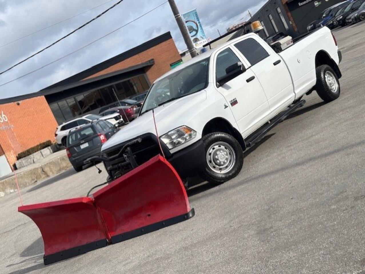 2012 RAM 2500 4WD 6.7L CUMMINS DIESEL **BOSS V SNOW PLOW-108KM** Photo