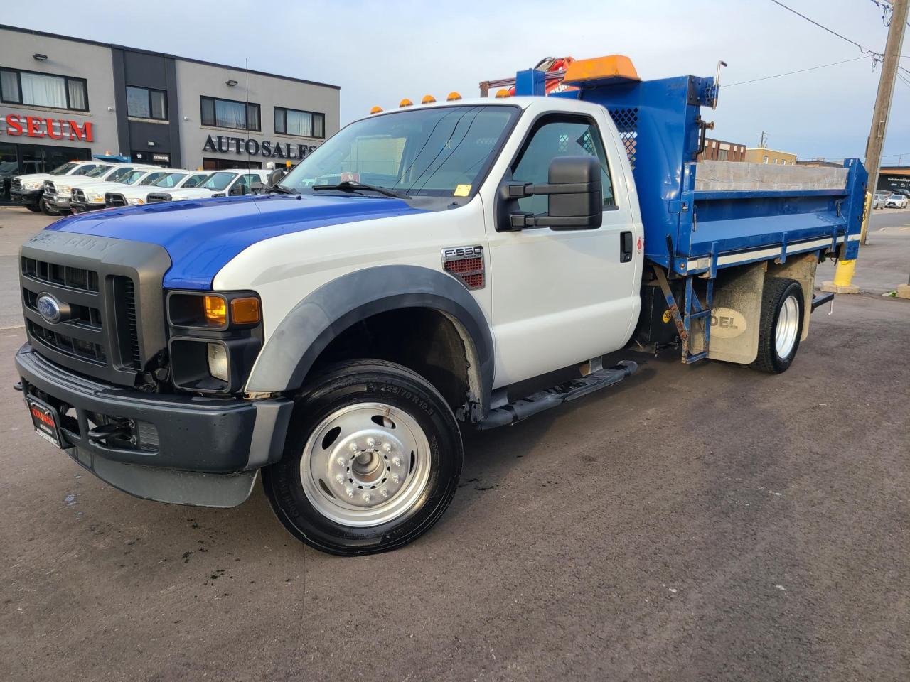 2010 Ford F-550 DIESEL-11FT DEL DUMP BOX-MAXILIFT CRANE-ONLY 116KM Photo