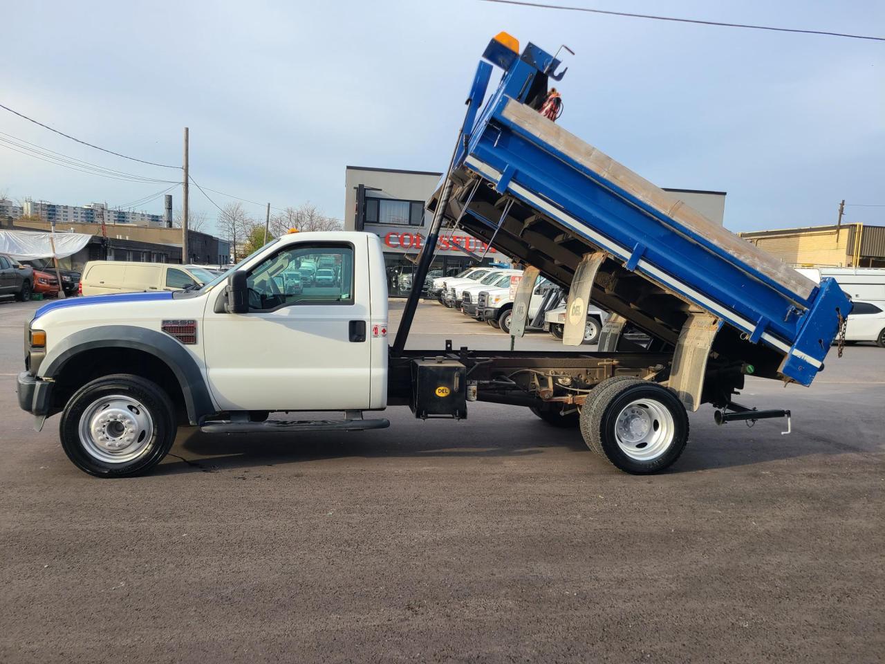 2010 Ford F-550 DIESEL-11FT DEL DUMP BOX-MAXILIFT CRANE-ONLY 116KM Photo