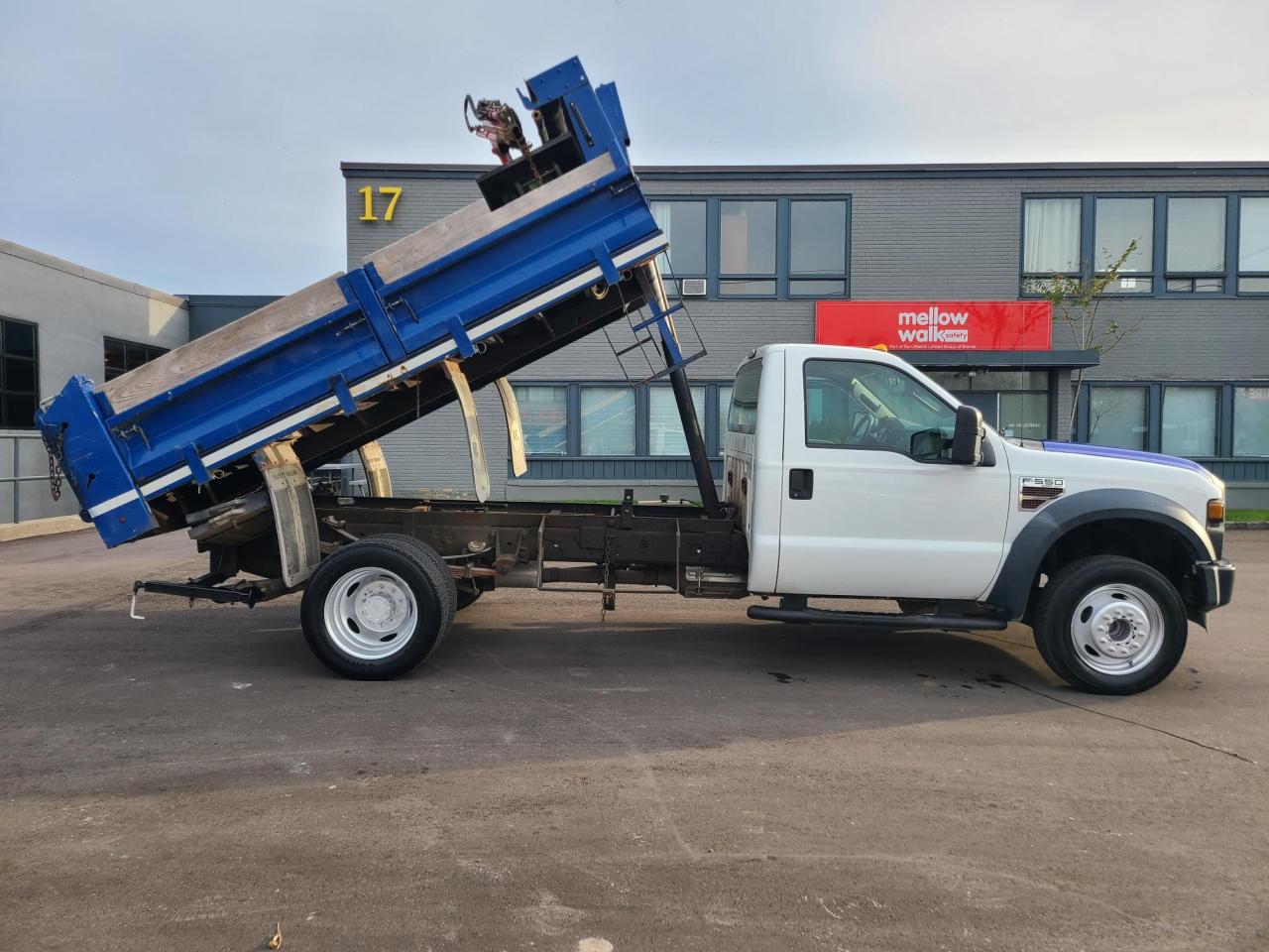 2010 Ford F-550 DIESEL-11FT DEL DUMP BOX-MAXILIFT CRANE-ONLY 116KM Photo