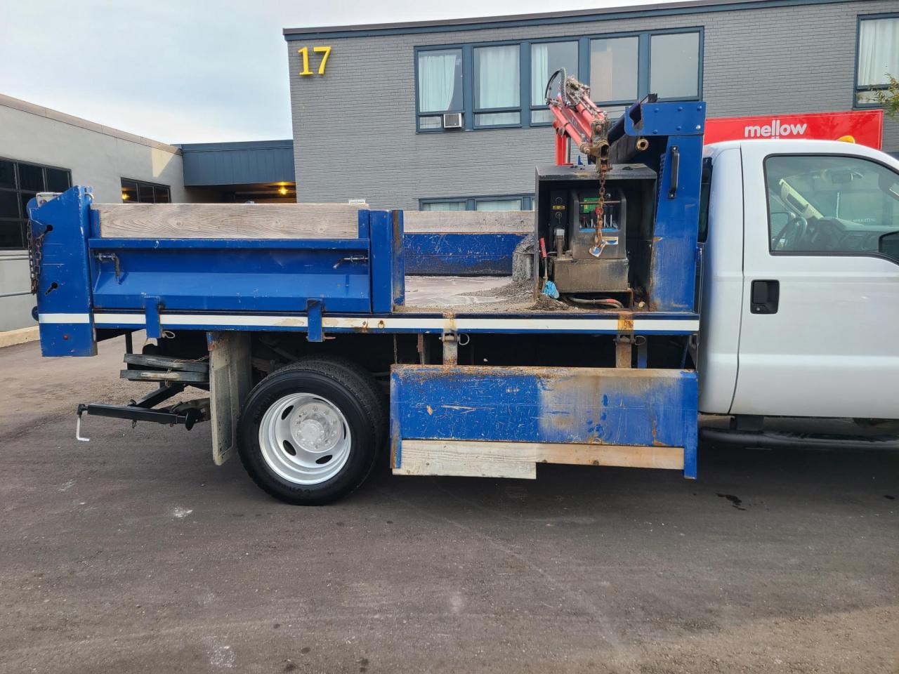 2010 Ford F-550 DIESEL-11FT DEL DUMP BOX-MAXILIFT CRANE-ONLY 116KM Photo