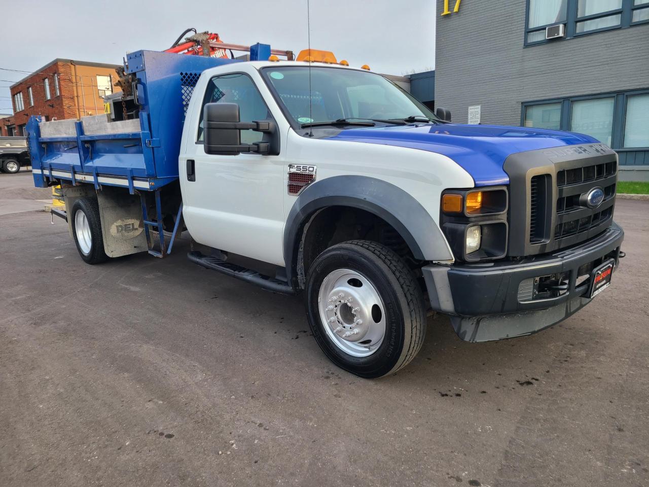 2010 Ford F-550 DIESEL-11FT DEL DUMP BOX-MAXILIFT CRANE-ONLY 116KM Photo