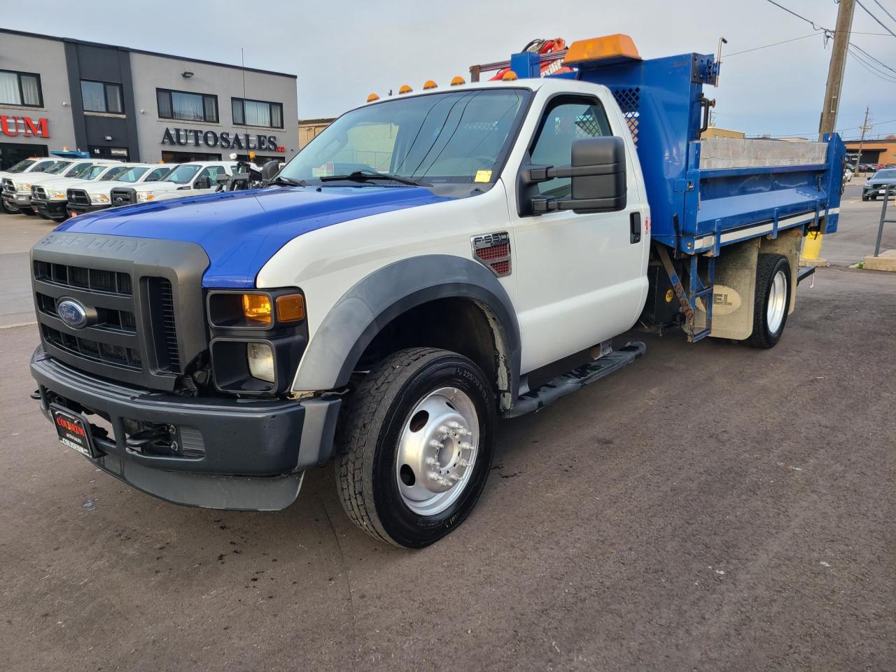 2010 Ford F-550 DIESEL-11FT DEL DUMP BOX-MAXILIFT CRANE-ONLY 116KM Photo