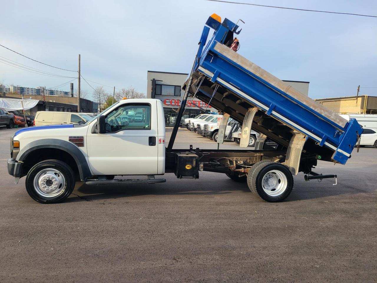 2010 Ford F-550 DIESEL-11FT DEL DUMP BOX-MAXILIFT CRANE-ONLY 116KM Photo2