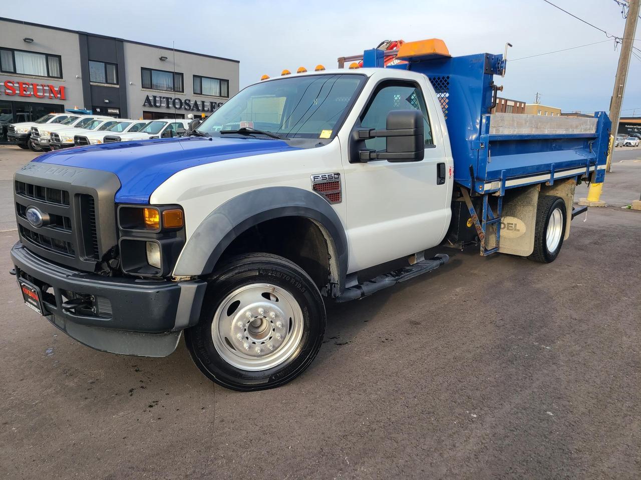 2010 Ford F-550 DIESEL-11FT DEL DUMP BOX-MAXILIFT CRANE-ONLY 116KM Photo