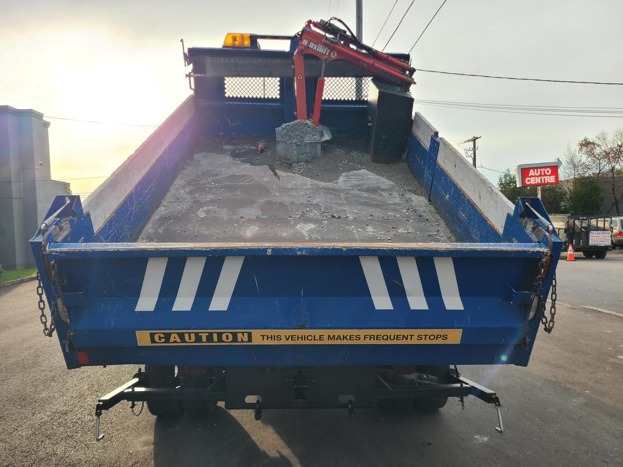 2010 Ford F-550 DIESEL-11FT DEL DUMP BOX-MAXILIFT CRANE-ONLY 116KM Photo