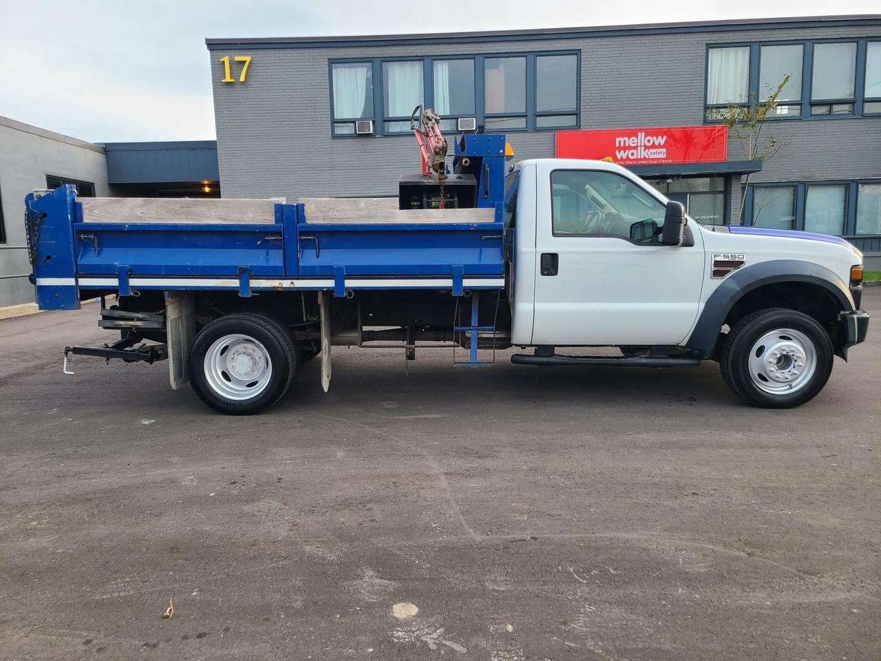 2010 Ford F-550 DIESEL-11FT DEL DUMP BOX-MAXILIFT CRANE-ONLY 116KM Photo