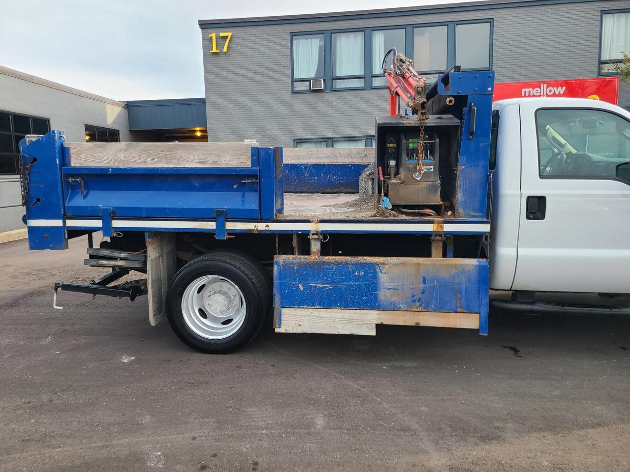 2010 Ford F-550 DIESEL-11FT DEL DUMP BOX-MAXILIFT CRANE-ONLY 116KM Photo