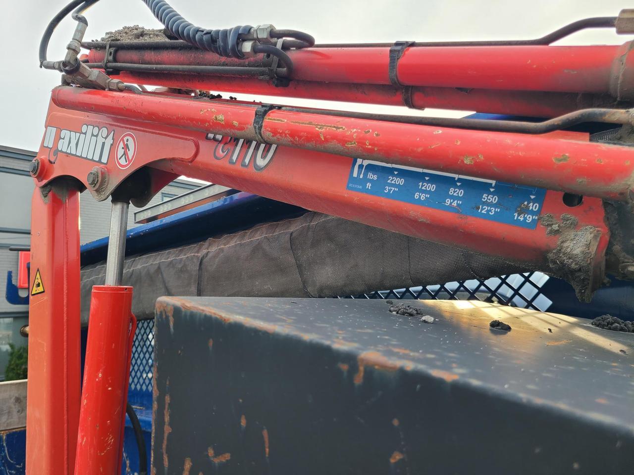 2010 Ford F-550 DIESEL-11FT DEL DUMP BOX-MAXILIFT CRANE-ONLY 116KM Photo