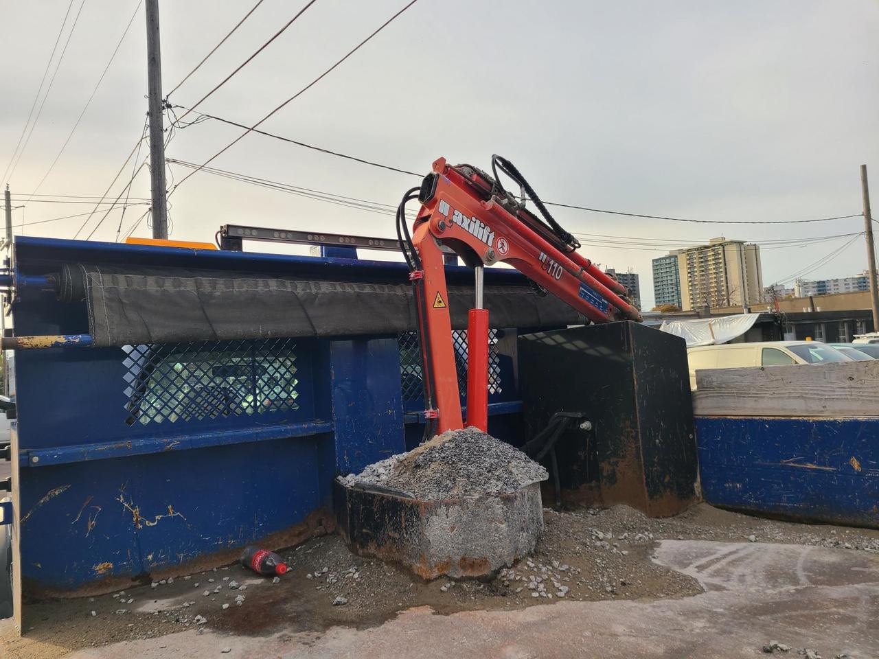 2010 Ford F-550 DIESEL-11FT DEL DUMP BOX-MAXILIFT CRANE-ONLY 116KM Photo