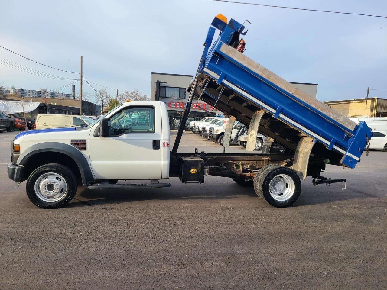 2010 Ford F-550 DIESEL-11FT DEL DUMP BOX-MAXILIFT CRANE-ONLY 116KM Photo