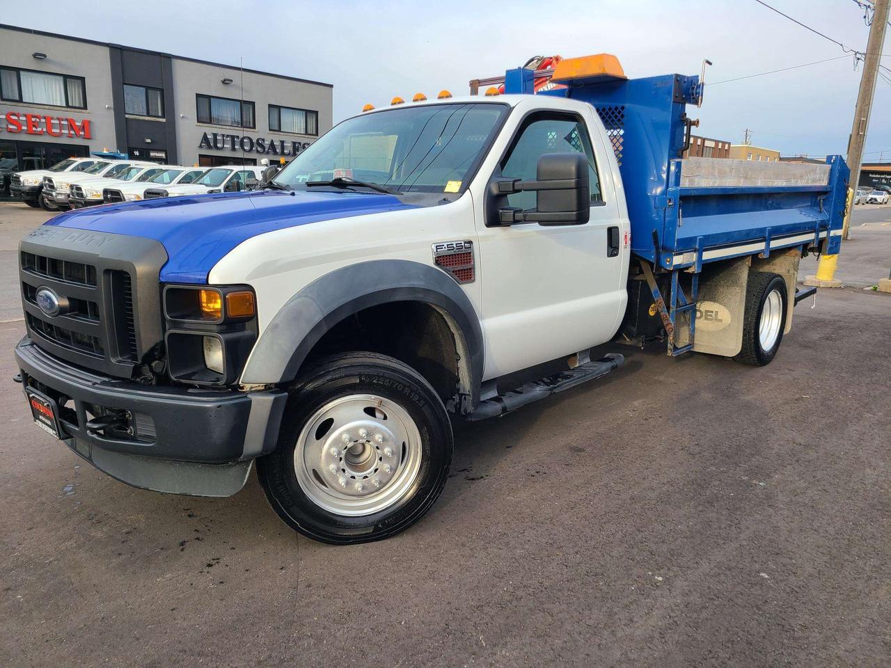 2010 Ford F-550 DIESEL-11FT DEL DUMP BOX-MAXILIFT CRANE-ONLY 116KM Photo1