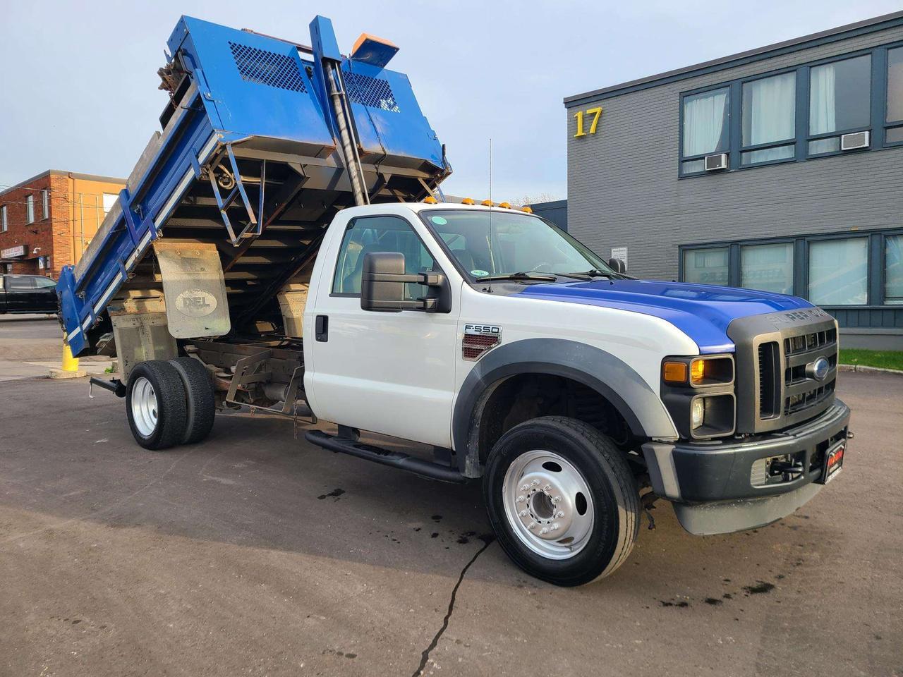 2010 Ford F-550 DIESEL-11FT DEL DUMP BOX-MAXILIFT CRANE-ONLY 116KM Photo