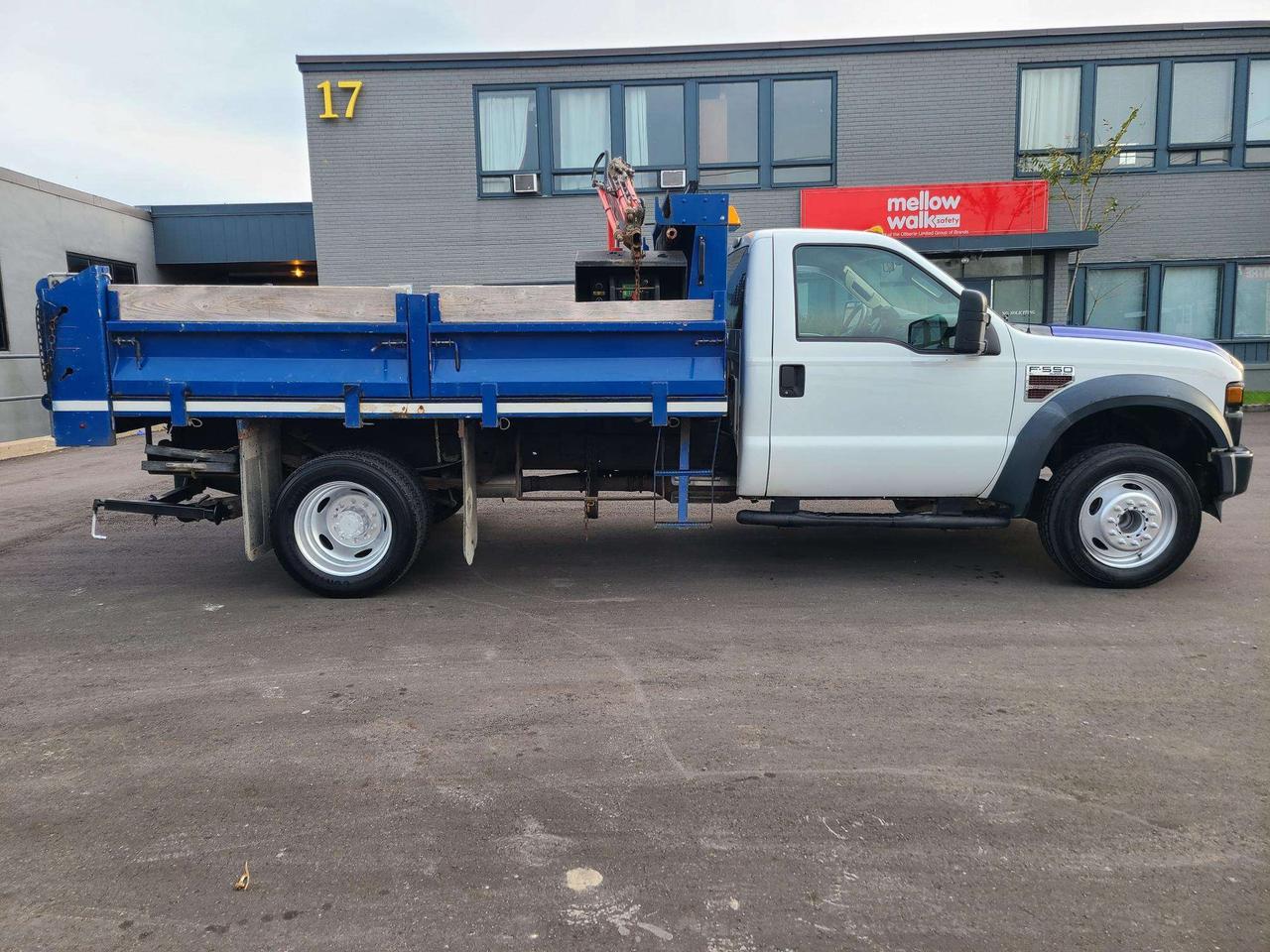 2010 Ford F-550 DIESEL-11FT DEL DUMP BOX-MAXILIFT CRANE-ONLY 116KM Photo