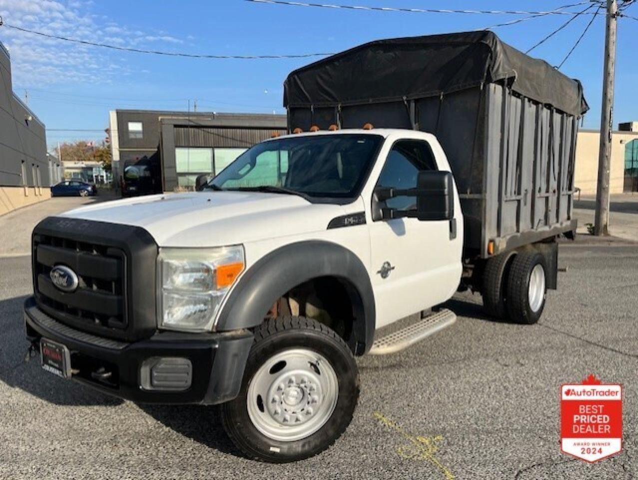 2011 Ford F-550 4WD 6.7L POWER STROKE DIESEL FLAT BED STAKE TRUCK! Photo0