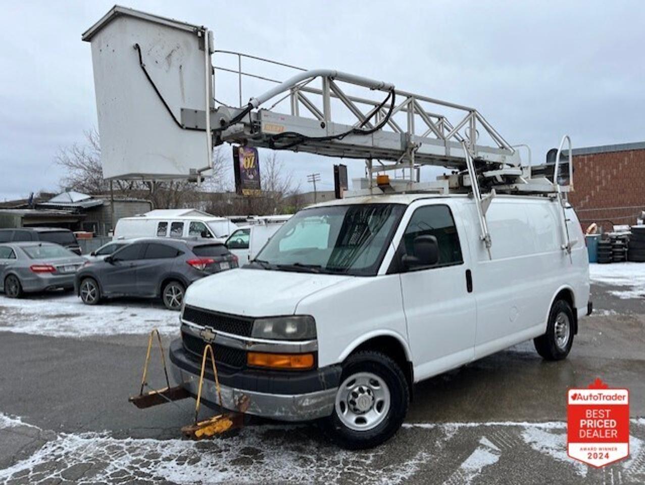 2012 Chevrolet Express 3500 BUCKET/BOOM/CHERRY PICKER **TELELIFT CRANE** Photo
