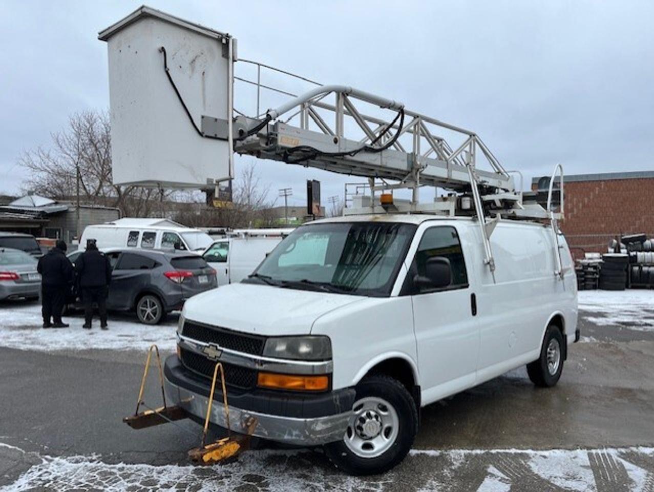 2012 Chevrolet Express 3500 BUCKET/BOOM/CHERRY PICKER **TELELIFT CRANE** Photo