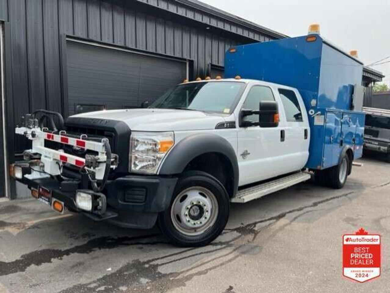 2012 Ford F-550 4WD CREW CAB SERVICE BOX 6.7L POWER STROKE DIESEL Photo