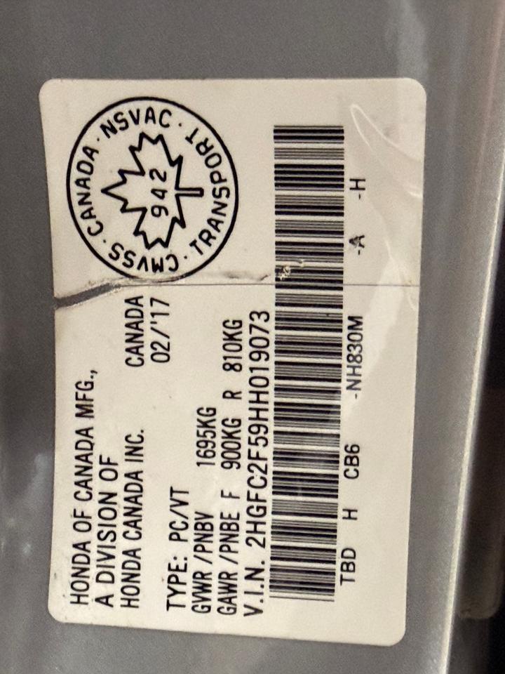 2017 Honda Civic LX+New Tires+Camera+CLEAN CARFAX Photo33