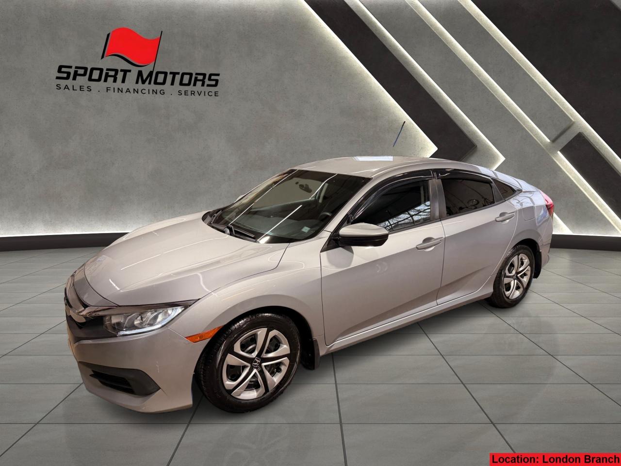 2017 Honda Civic LX+New Tires+Camera+CLEAN CARFAX - Photo #1