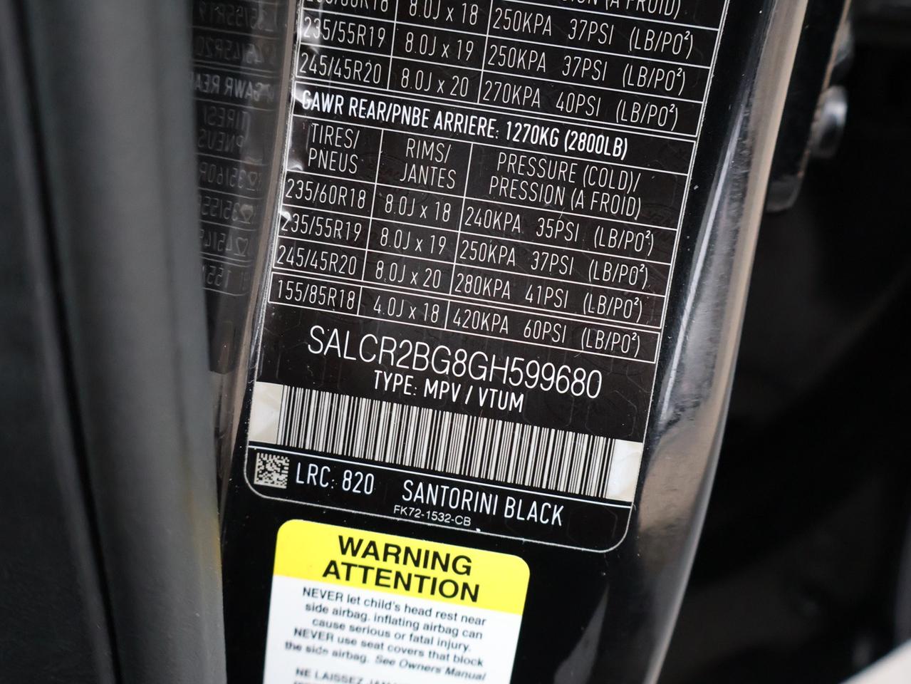 2016 Land Rover Discovery Sport HSE AWD CERTIFIED *ACCIDENT FREE*LAND ROVER MAINTAIN* CAMAERA BLUETOOTH LEATHER HEATED SEATS PANO ROOF CRUISE ALLOYS Photo