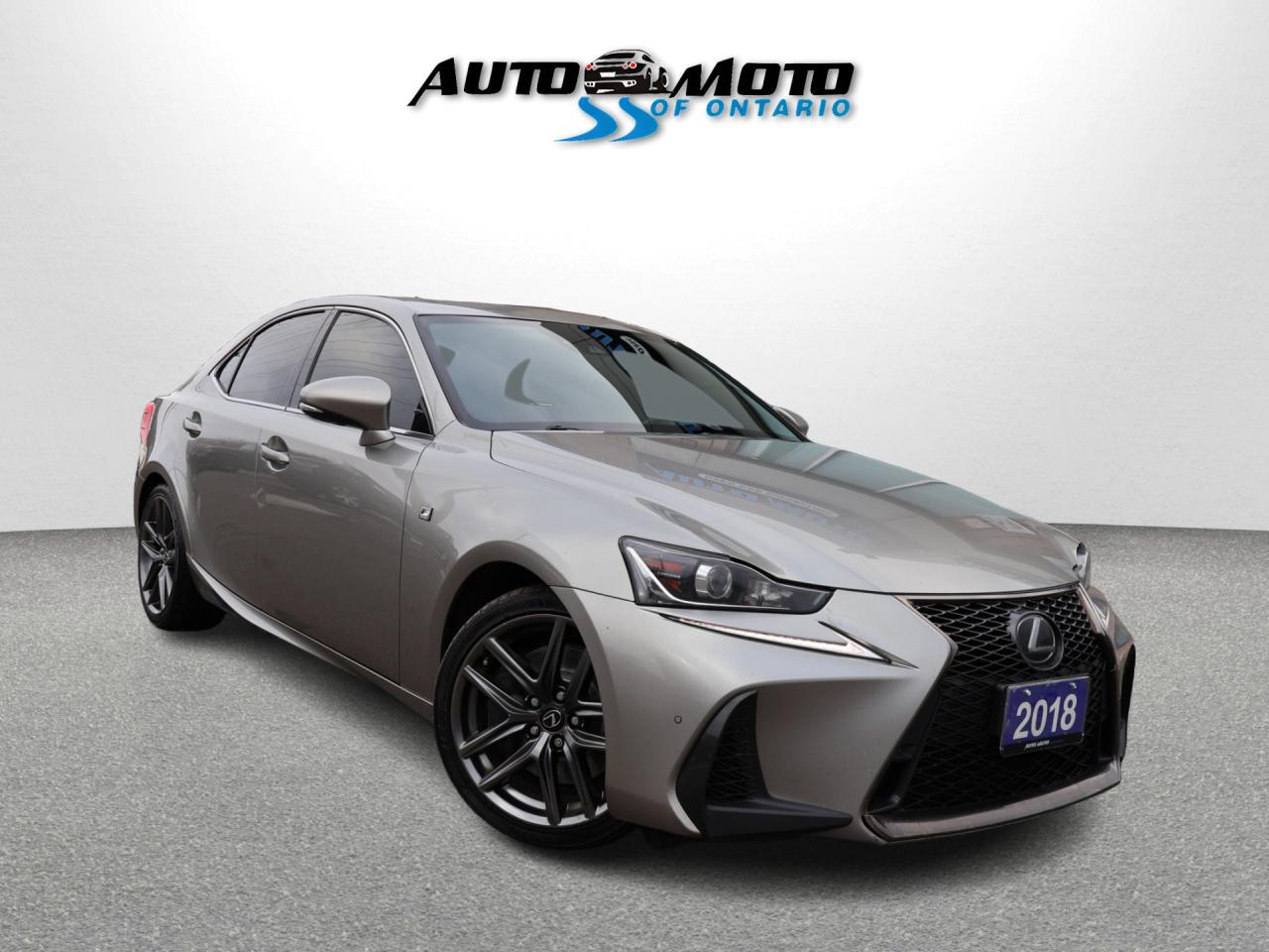 Used 2018 Lexus IS 300 AWD CERTIFIED *SERVICE RECORDS* CAMERA NAV BLUETOOTH LEATHER HEATED SEATS SUNROOF CRUISE ALLOYS for sale in Burlington, ON