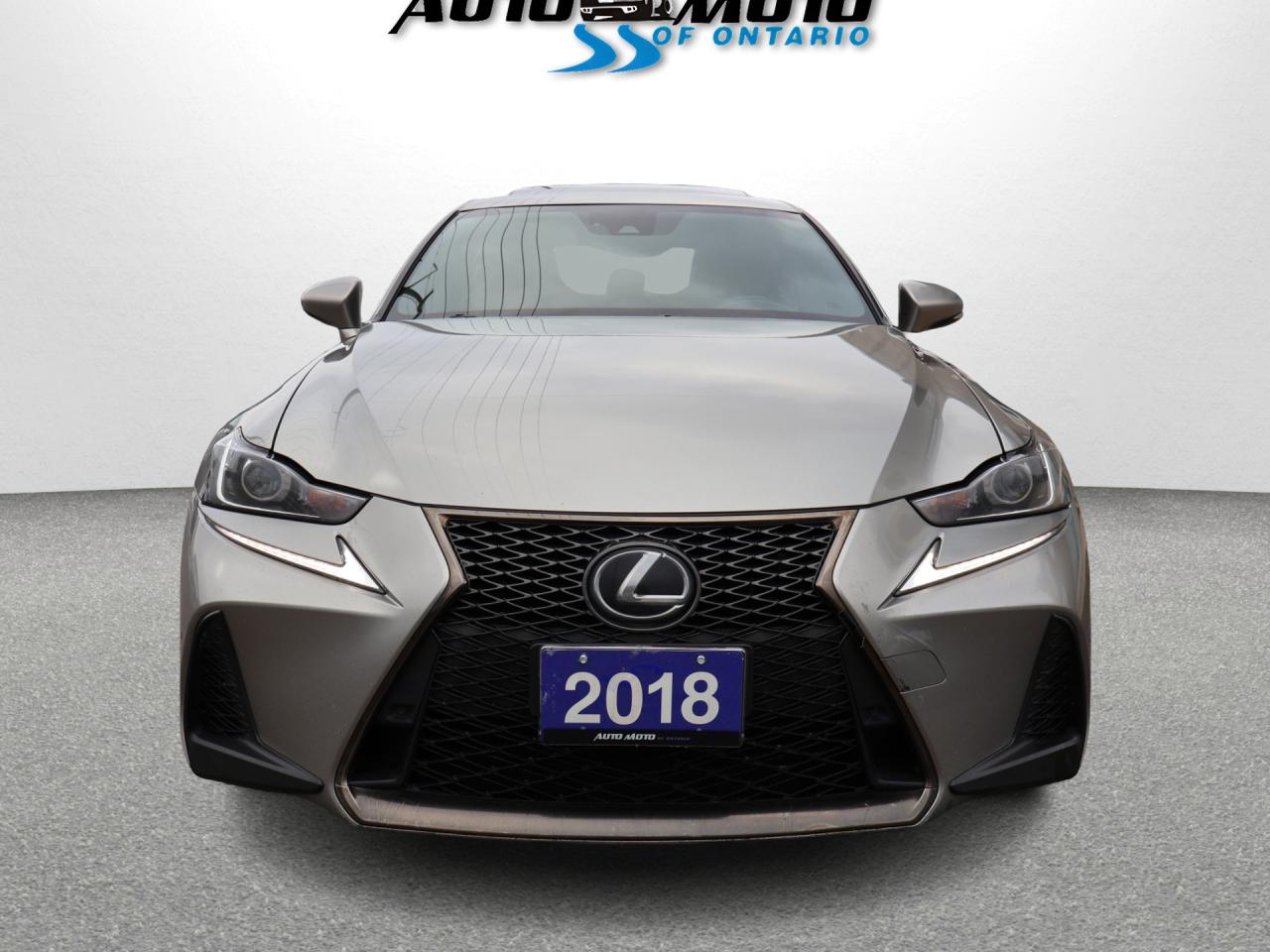 2018 Lexus IS 300 F-SPORT AWD CERTIFIED *SERVICE RECORDS* CAMERA NAV BLUETOOTH LEATHER HEATED SEATS SUNROOF CRUISE ALLOYS - Photo #2