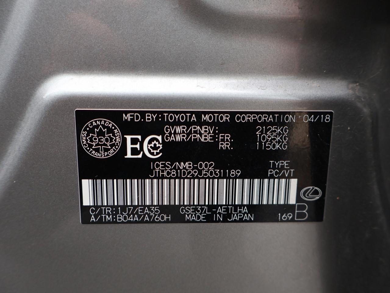 2018 Lexus IS 300 F-SPORT AWD CERTIFIED *SERVICE RECORDS* CAMERA NAV BLUETOOTH LEATHER HEATED SEATS SUNROOF CRUISE ALLOYS - Photo #47