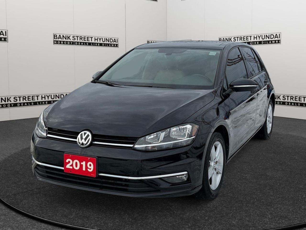 Step into the sophisticated world of the 2019 Volkswagen Golf Highline 5-door Auto, featuring a stunning Black finish and efficient Front-Wheel Drive (FWD) for nimble handling. Perfectly balancing style and practicality, this hatchback is designed to turn heads and cater to your daily driving needs. The exterior boasts sleek lines and alloy wheels, lending a touch of elegance to every journey. Inside, enjoy the luxury of air conditioning and heated seats, promising comfort regardless of the weather. The refined interior is complemented by convenient features such as power seats and windows, and a spacious cargo area to accommodate all your gear seamlessly. This Golf is packed with advanced technology, including a user-friendly Bluetooth connection and smart device integration for effortless connectivity on the go. Navigate confidently with the help of a backup camera and drive with peace of mind thanks to the brake assist and cruise control features that enhance your safety on every trip. This 2019 Volkswagen Golf, with its blend of utility and upscale features, is perfect for urban explorers and small families alike who seek a practical yet stylish vehicle. Get in touch with our dealership today to learn more about how this exceptional car can be yours.