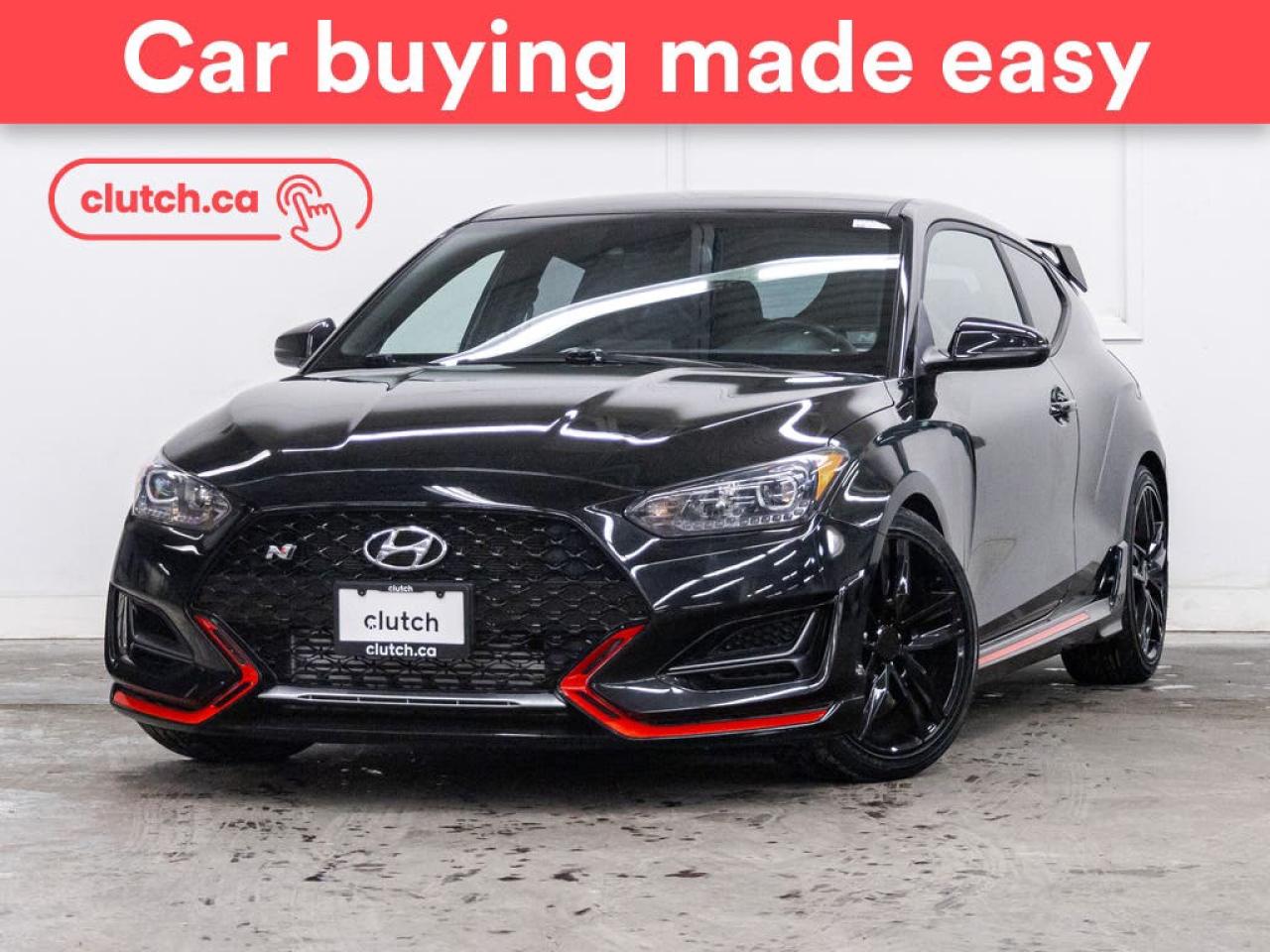 Used 2022 Hyundai Veloster N Base w/Apple CarPlay & Android Auto, Heated Front Seats, Backup Cam for sale in Toronto, ON
