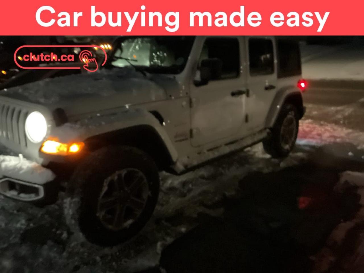 Used 2021 Jeep Wrangler Unlimited Sahara 4X4 w/ Apple CarPlay, Heated Front Seats, Rearview Cam for sale in Toronto, ON