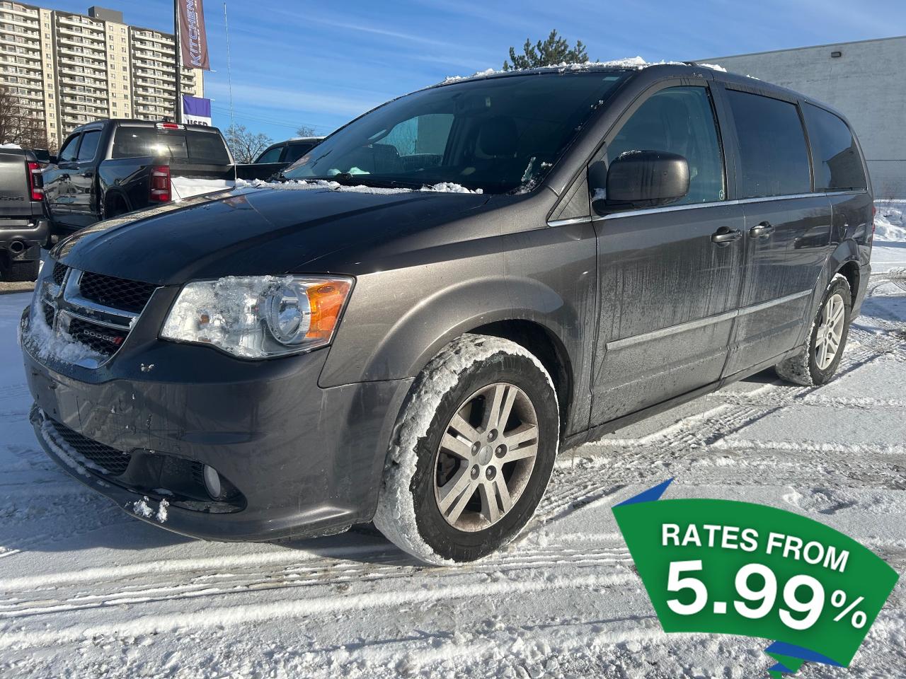 Used 2017 Dodge Grand Caravan Crew Leather | Heated Seats | PWR Doors for sale in Kitchener, ON
