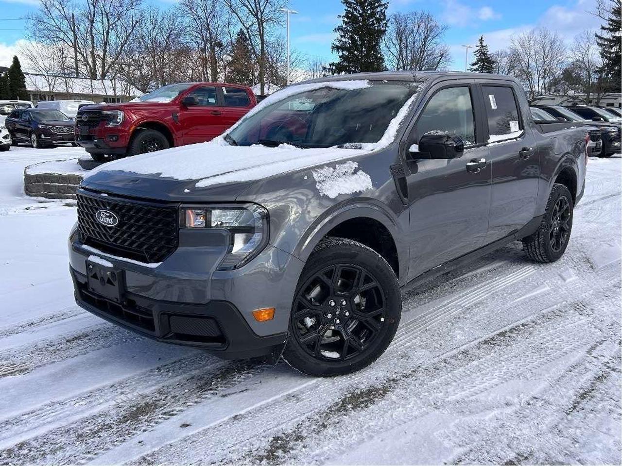 Carbonized Gray Metallic 2025 Ford Maverick Pickup Truck All-Wheel Drive Continuously Variable Transmission