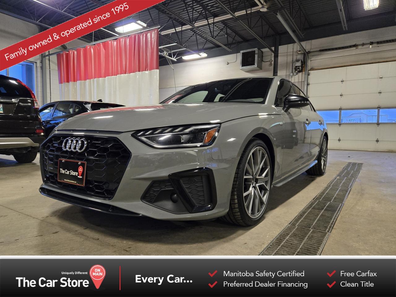 Used 2021 Audi A4 Progressiv | Black Optics | Well Serviced | Clean for sale in Winnipeg, MB