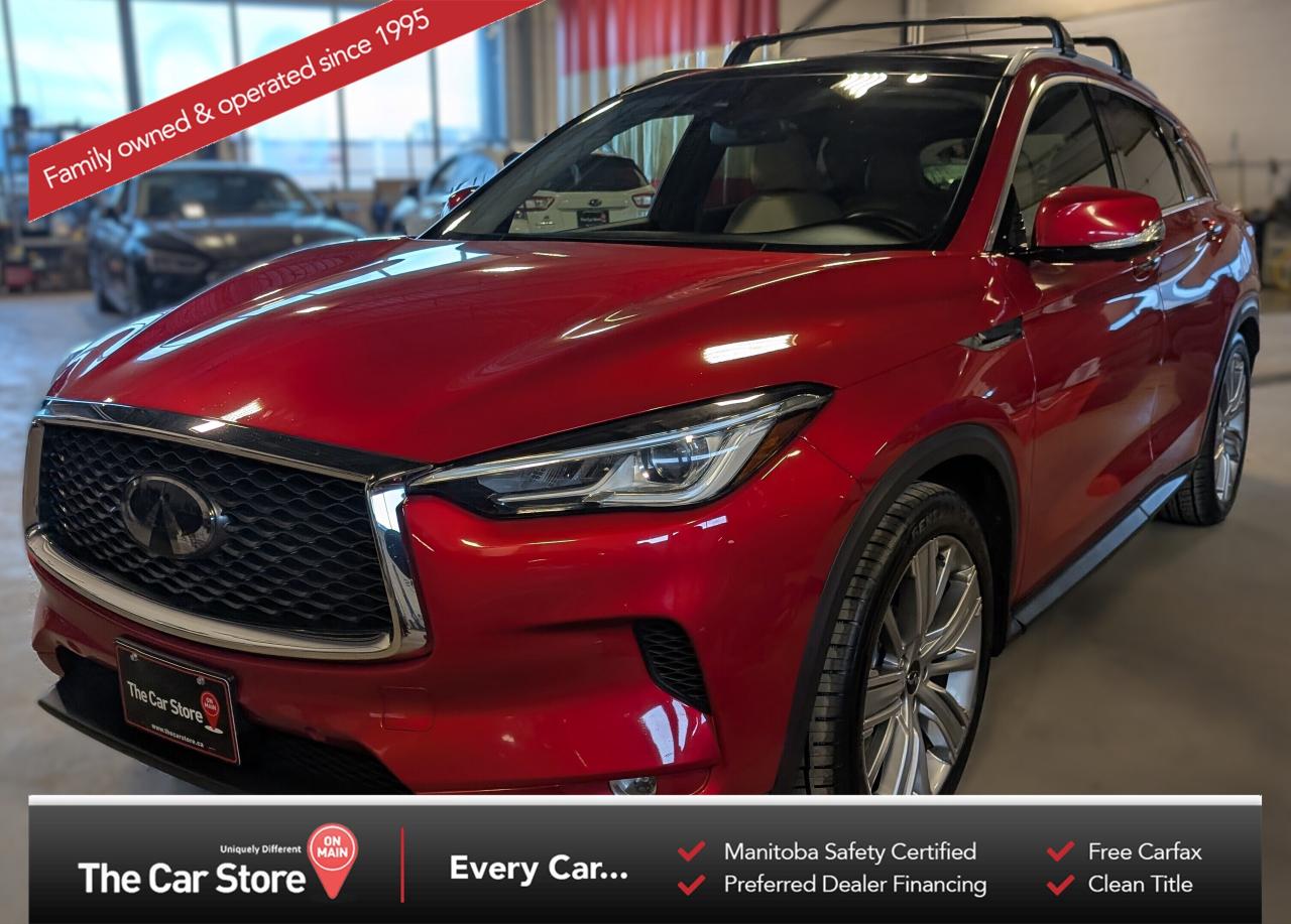 Used 2021 Infiniti QX50 One Owner| Off Lease | No Accidents for sale in Winnipeg, MB
