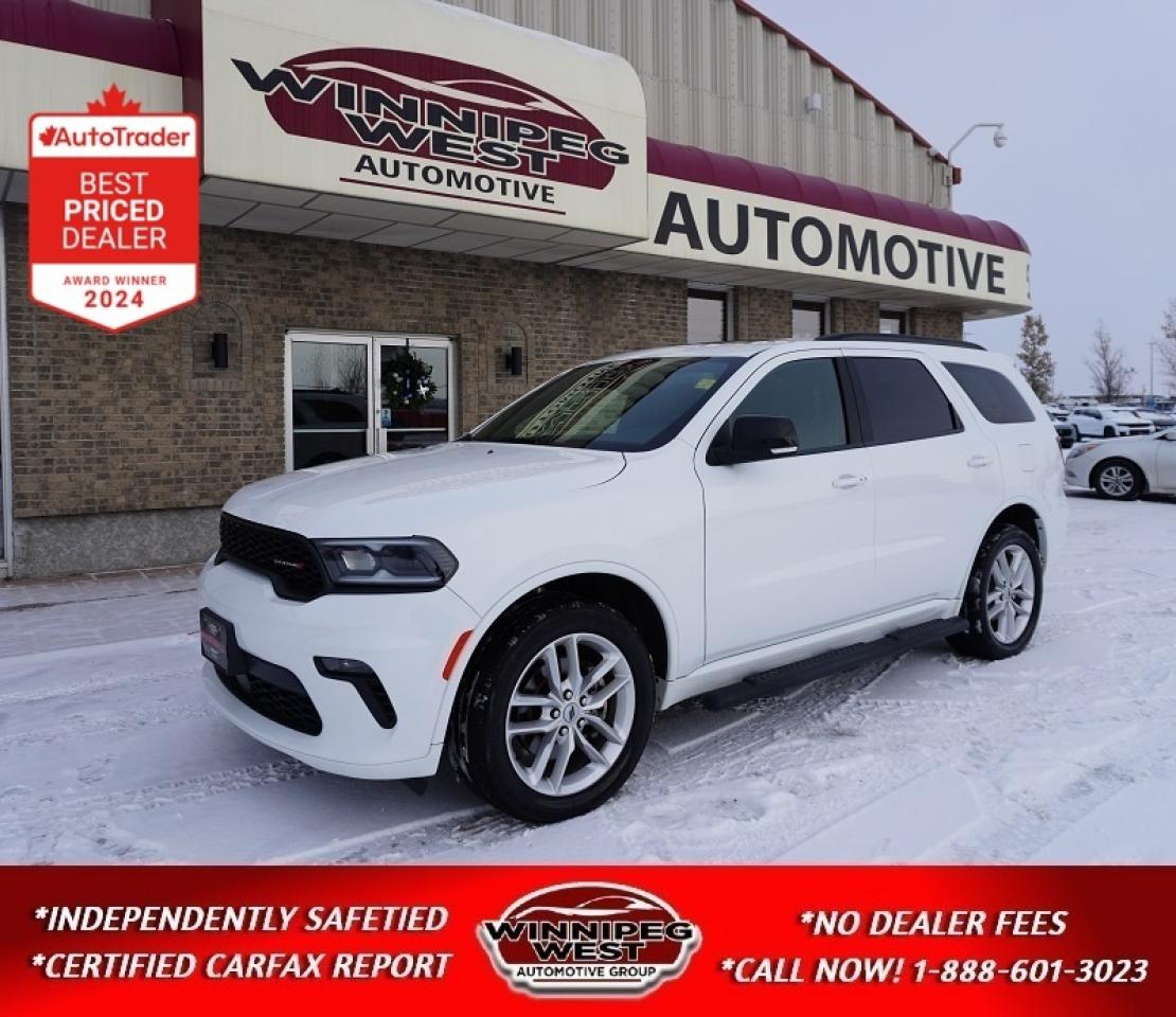 Used 2023 Dodge Durango AWD GT SPORT 7-PASS VERY CLEAN & GREAT LOOKS! for sale in Headingley, MB