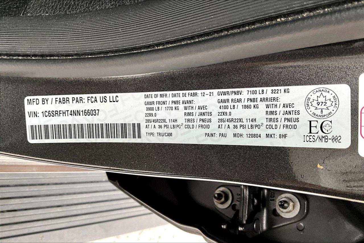 2022 RAM 1500 Limited Night | Level 1 | Painted Bed Cover | 4X4 Photo