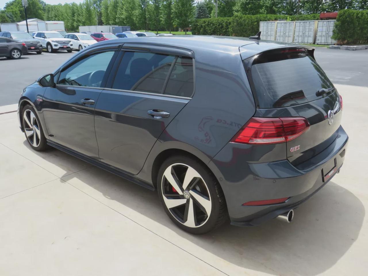 2020 Volkswagen Golf GTI Autobahn GTI Autobahn  | Safety Certified | Manual Transmission | Fog Lights | Alloy Rims | Leather | Reverse Camera | Navigation | Sunroof | Heated Seats | Power Seats | Rear Privacy Cover | Push Button Start | Drive Modes | Digital Touchscreen | Dua Photo