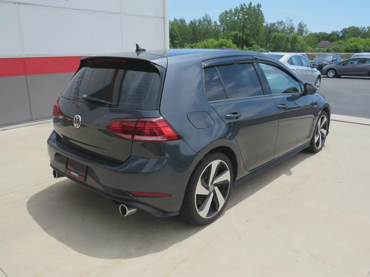 2020 Volkswagen Golf GTI Autobahn GTI Autobahn  | Safety Certified | Manual Transmission | Fog Lights | Alloy Rims | Leather | Reverse Camera | Navigation | Sunroof | Heated Seats | Power Seats | Rear Privacy Cover | Push Button Start | Drive Modes | Digital Touchscreen | Dua Photo