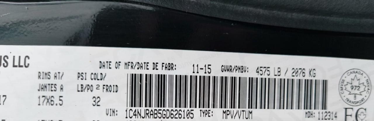 2016 Jeep Patriot 4WD 4dr High Altitude Photo