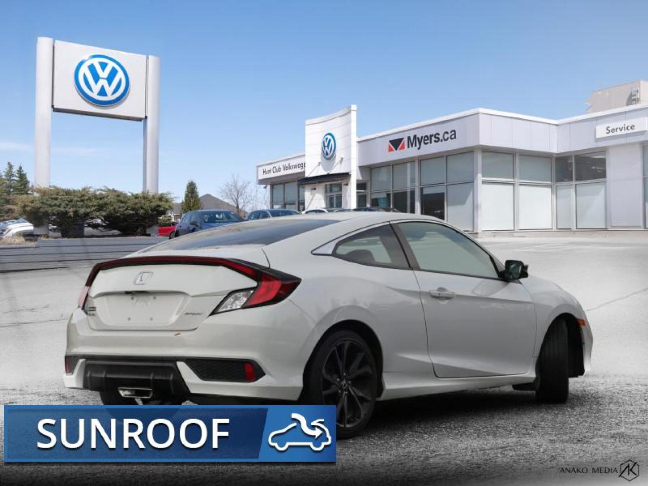 2019 Honda Civic COUPE Sport CVT  - Sunroof -  Heated Seats Photo2