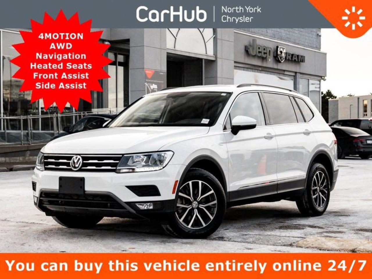 Used 2021 Volkswagen Tiguan Comfortline 4MOTION Navi Heated Seats Front Assist Side Assist for sale in Thornhill, ON